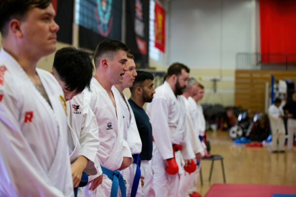 Inter Services Karate on Saturday 29th October 2022, at Army Combat Centre, Aldershot.